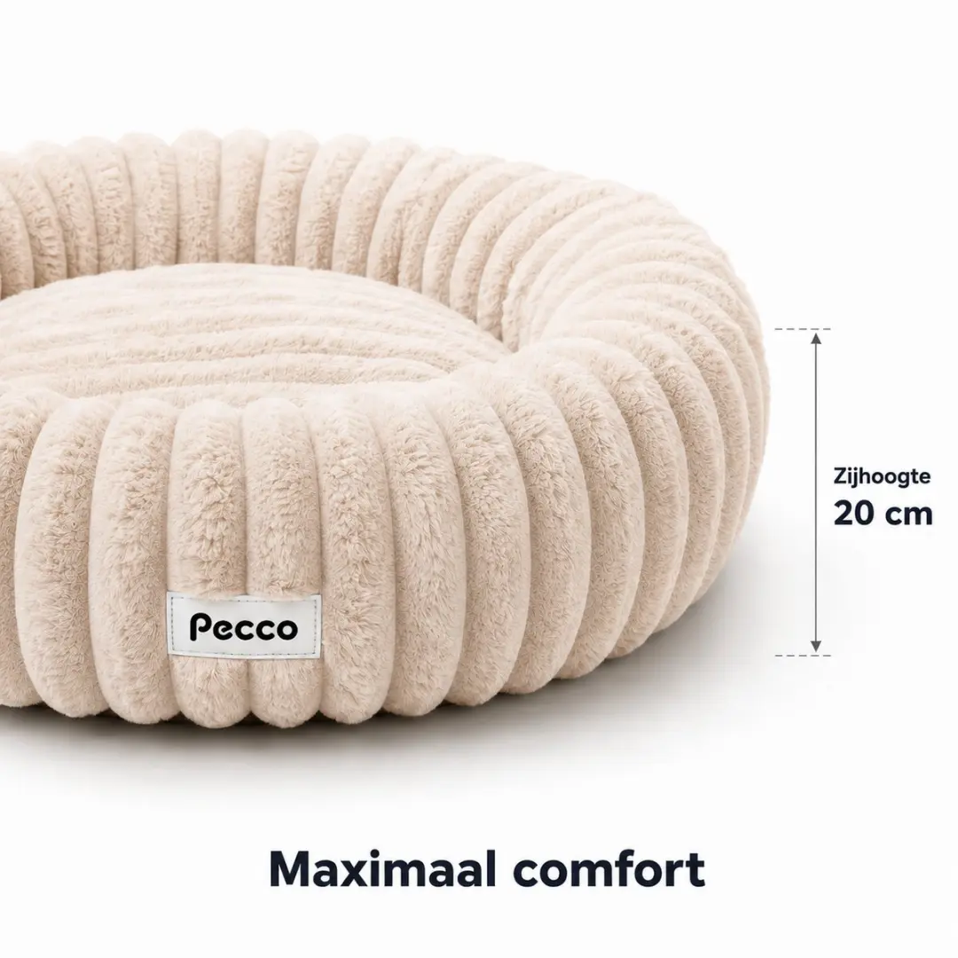 Pecco Orthopedische Hondenmand 80cm - Beige