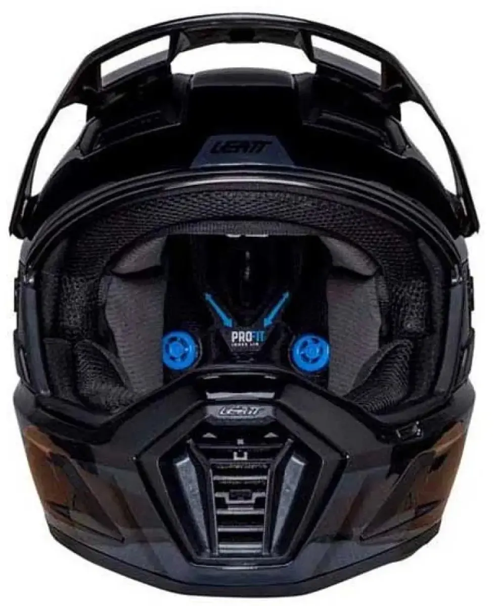 Leatt ADV 8.5 Stealth Integraalhelm S - Zwart/Grijs