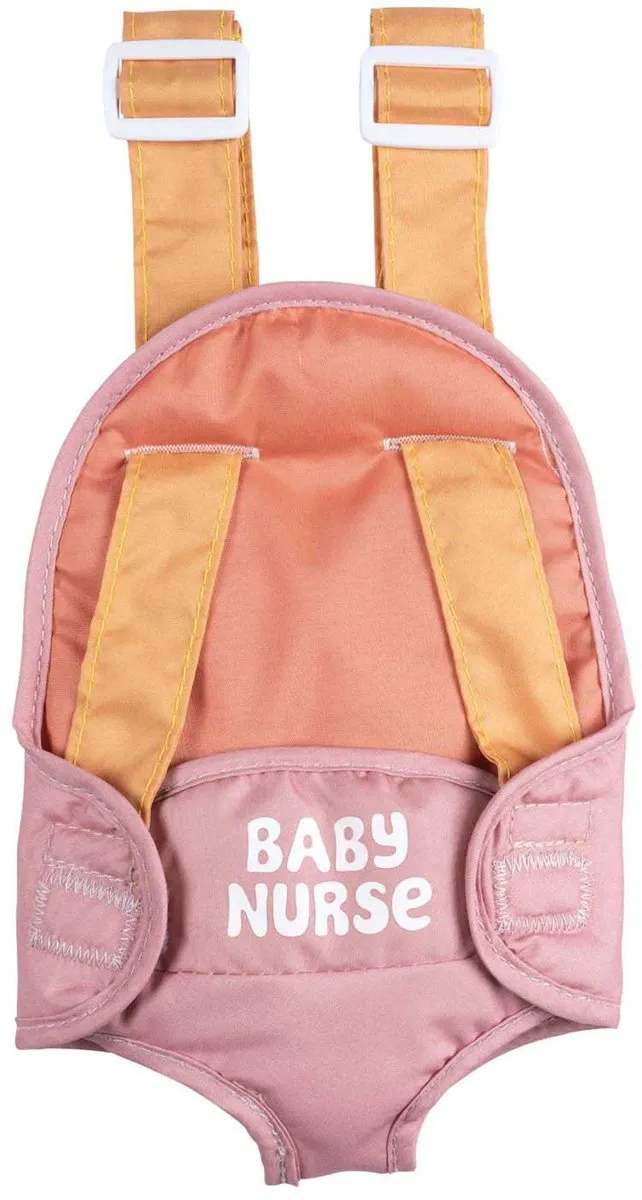 Smoby Baby Nurse Baby Draagzak 7600220397WEB - Roze - afbeelding 2 van 2