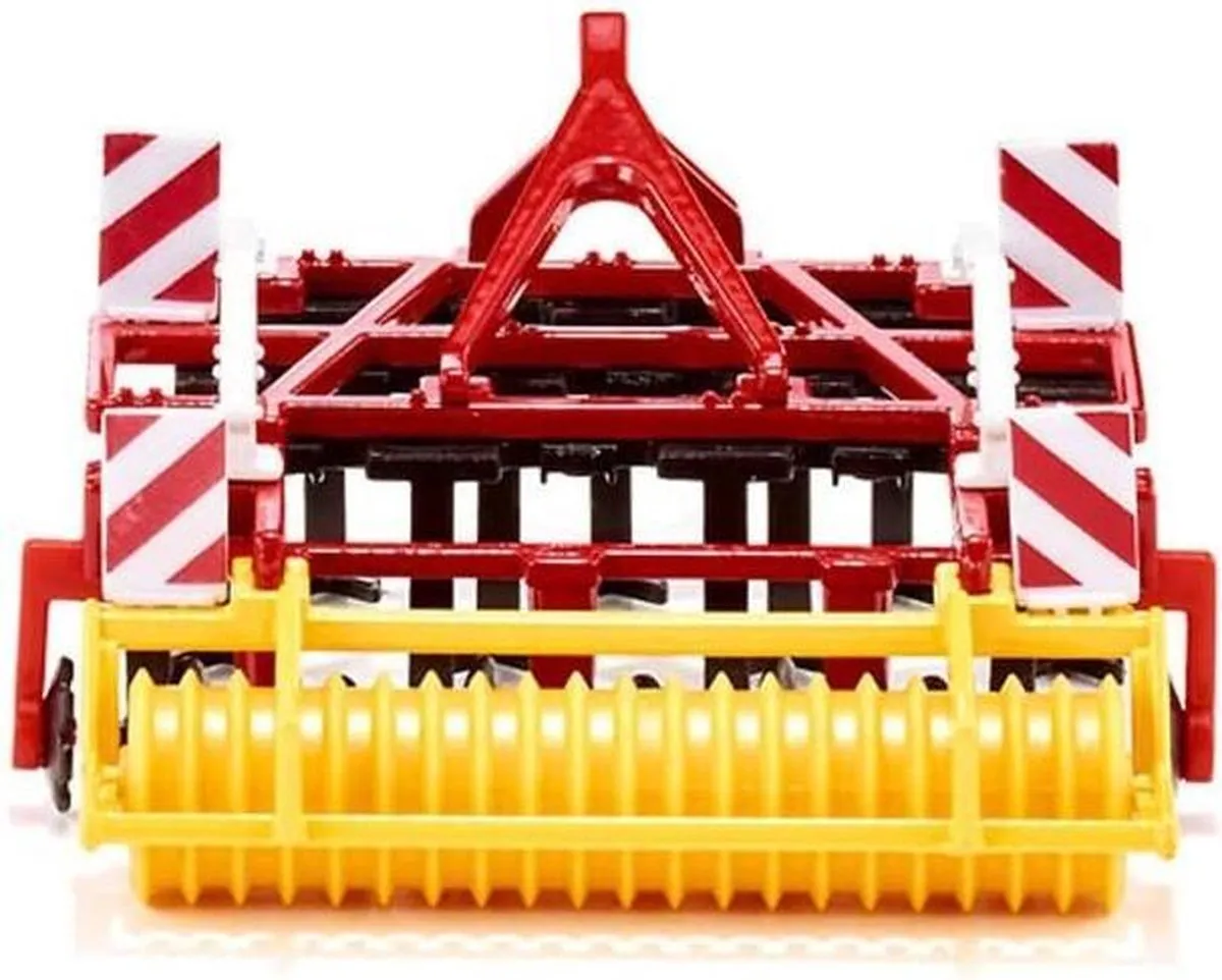 SIKU 2067 Pöttinger Synkro Grubber - 1:32 - Rood - afbeelding 6 van 6