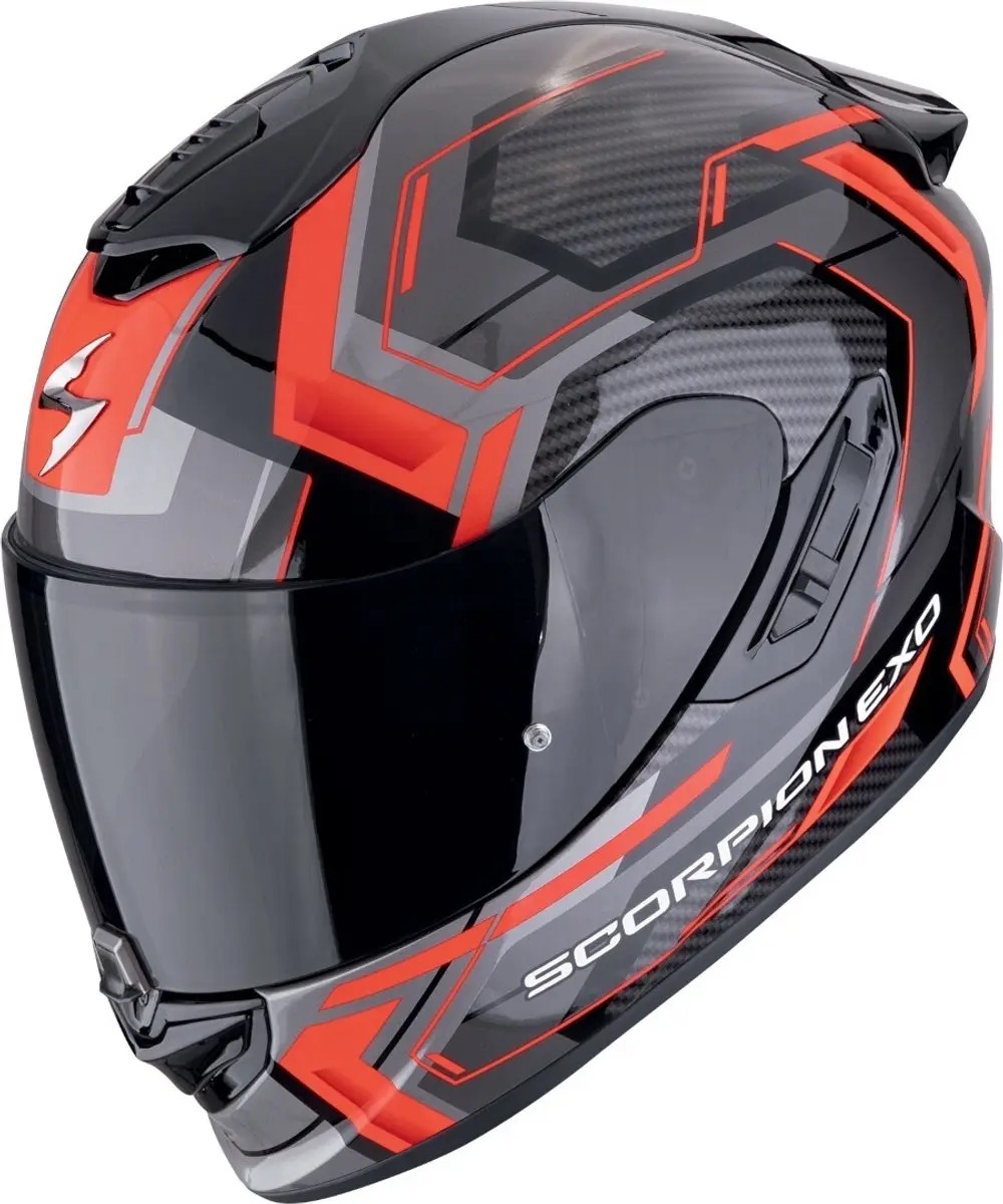 Scorpion EXO-1400 Evo II Air Linart Zwart Rood Integraalhelm