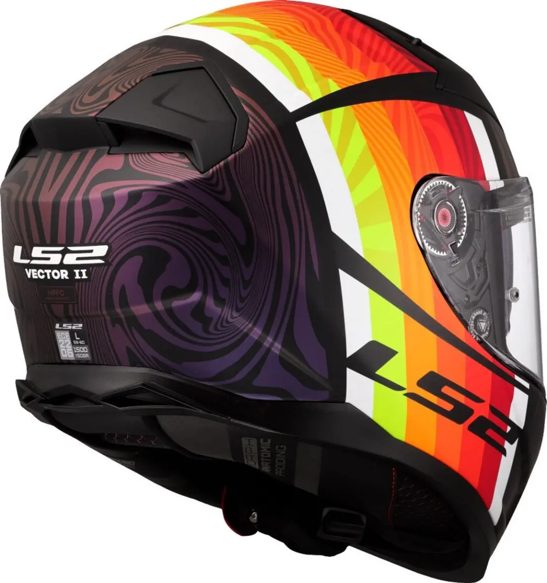 LS2 FF811 Vector II Freedom Integraalhelm - Zwart Chameleon