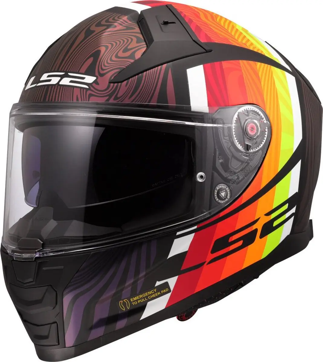 LS2 FF811 Vector II Freedom Zwart Chameleon 06 Integraalhelm