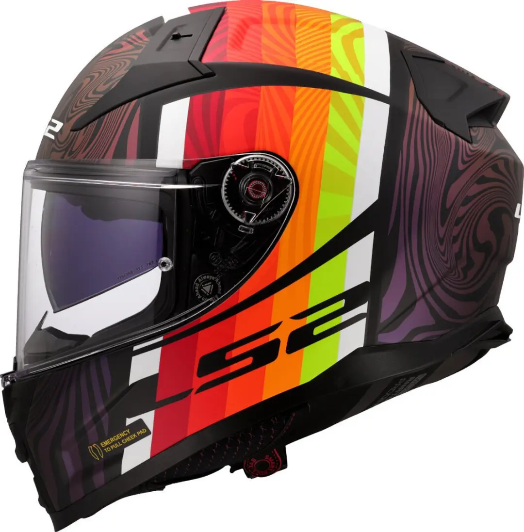 LS2 FF811 Vector II Freedom Integraalhelm - Zwart Chameleon