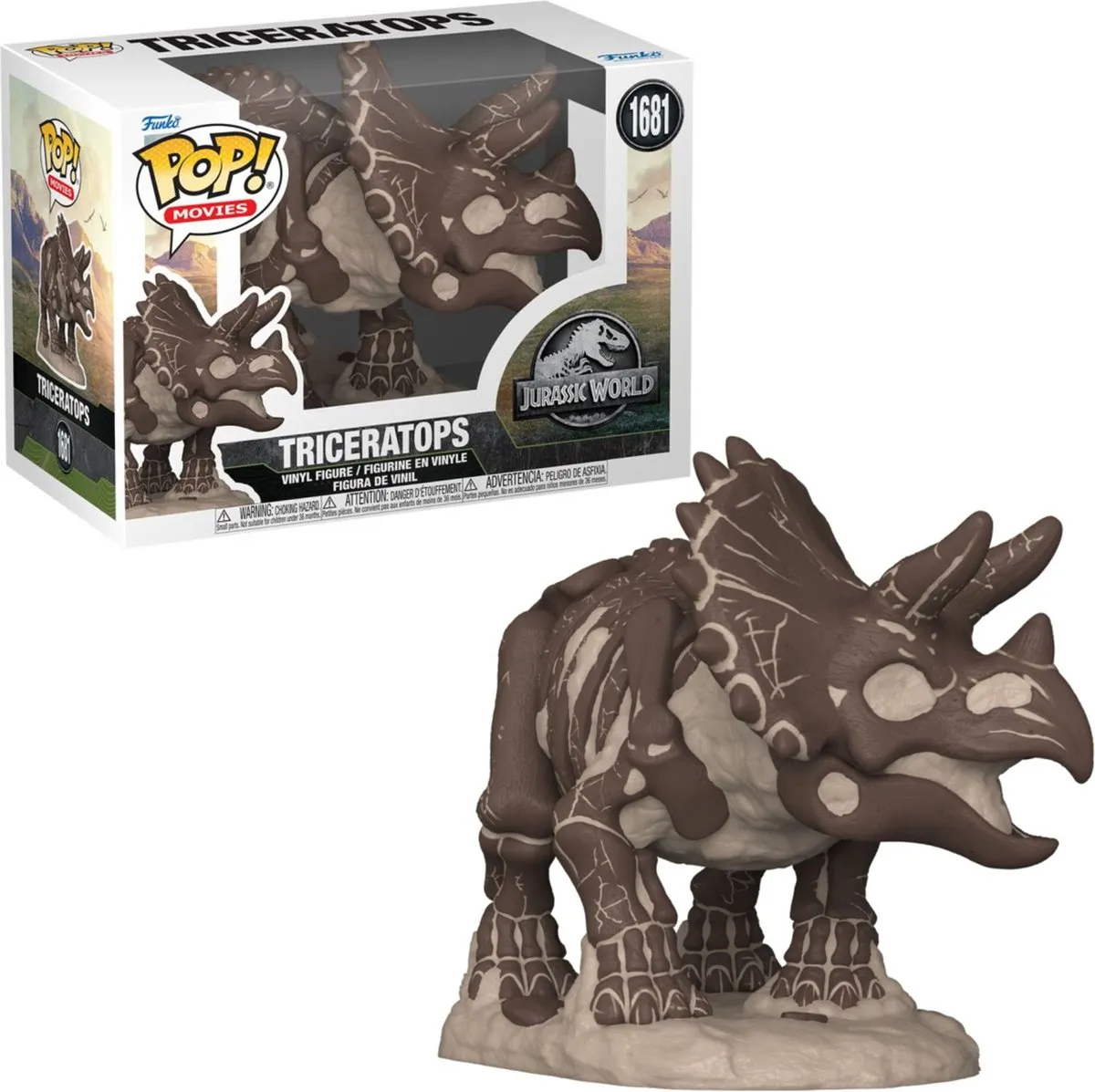 Funko Pop Movies Jurassic World Triceratops #1681