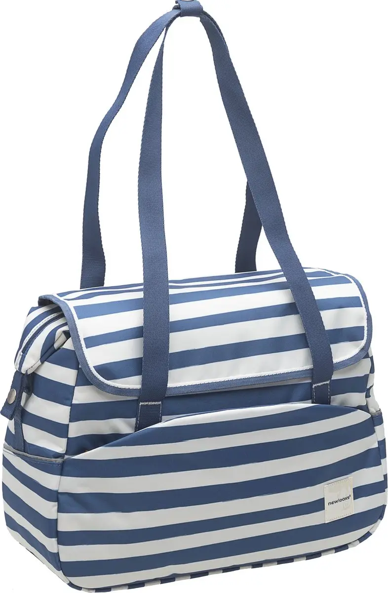 New Looxs Blue Stripe Tosca Enkele Fietstas