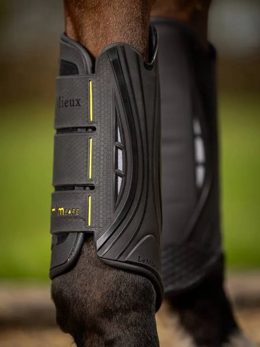 Lemieux Mimsafe Xc Beenbeschermers Front - M - Zwart