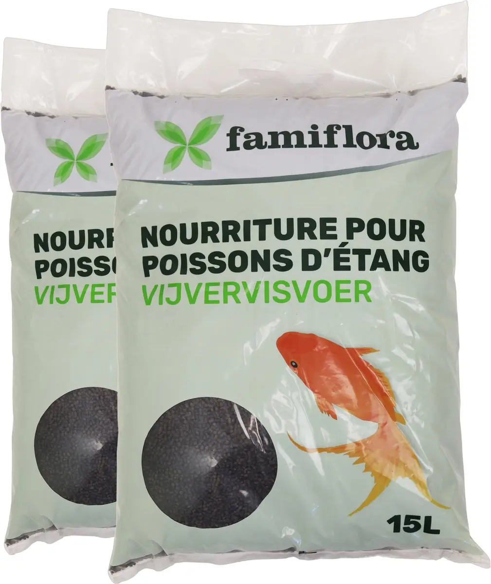Famiflora steurvoer 3mm 2x 15L