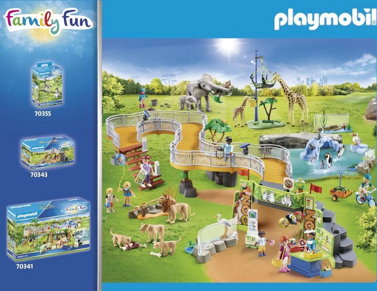 Playmobil Family Fun Dierenpark Uitbreidingsset 70348 - Multicolor