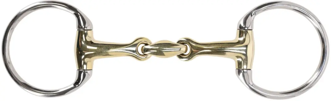 QHP Bustrens Dubbel Gebroken Anatomisch 14 mm Argentan