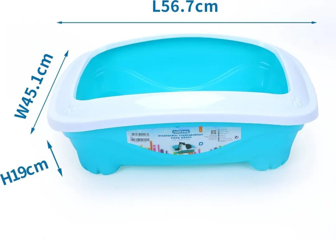 Nobleza Kattenbak Groot L - 47L - Blauw