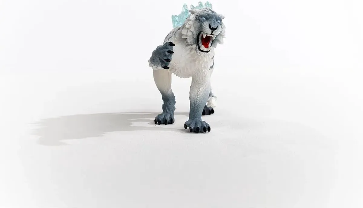 Schleich Eldrador Creatures IJstijger Speelfiguur 70147 - Blauw/Wit