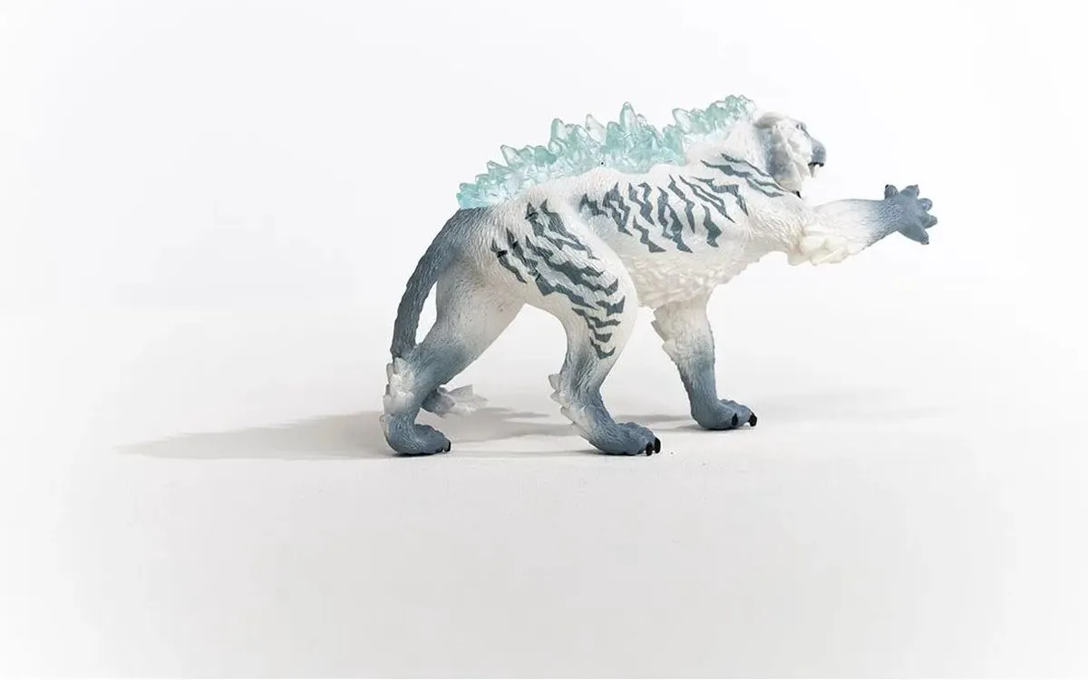 Schleich Eldrador Creatures IJstijger Speelfiguur 70147 - Blauw/Wit - afbeelding 6 van 6