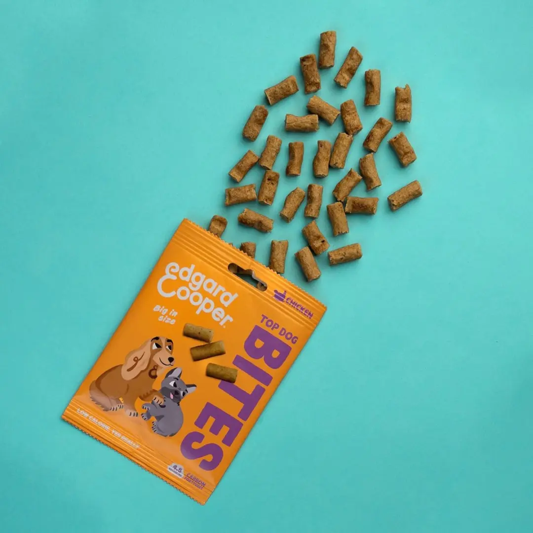 Edgard & Cooper Kip Bites Large Hondensnacks - 4x50g - afbeelding 6 van 6