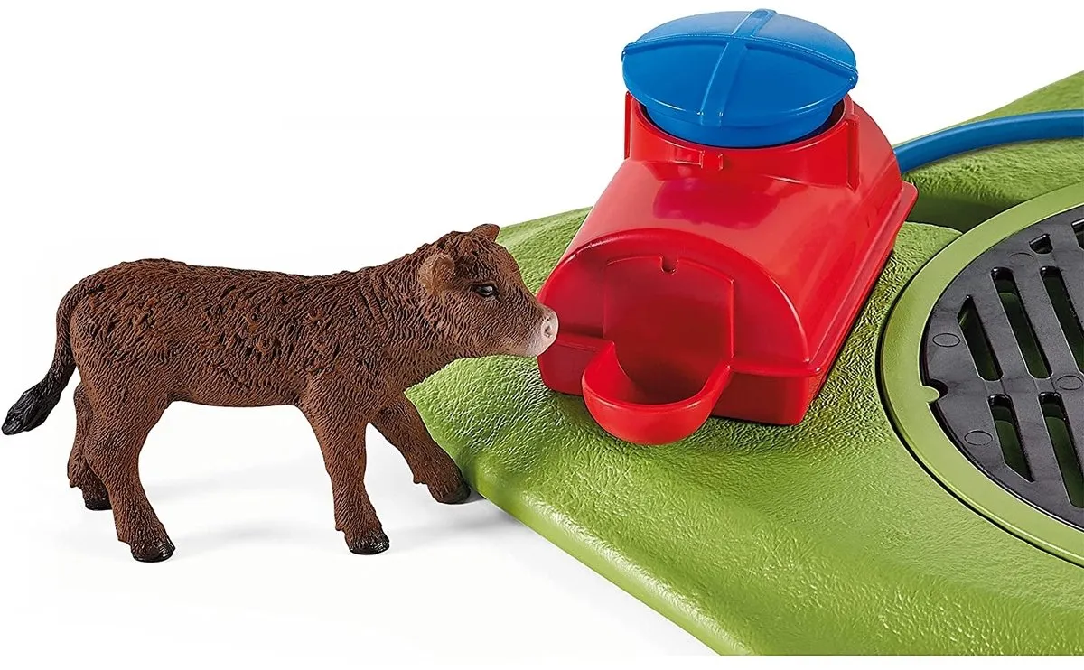 Schleich Farm World Wasstation Koeien Speelfiguurenset 17-delig