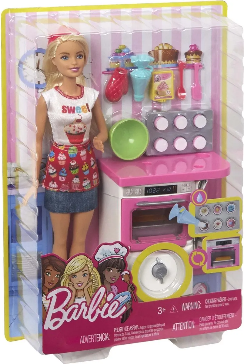 Barbie Cupcake Speelset FHP57