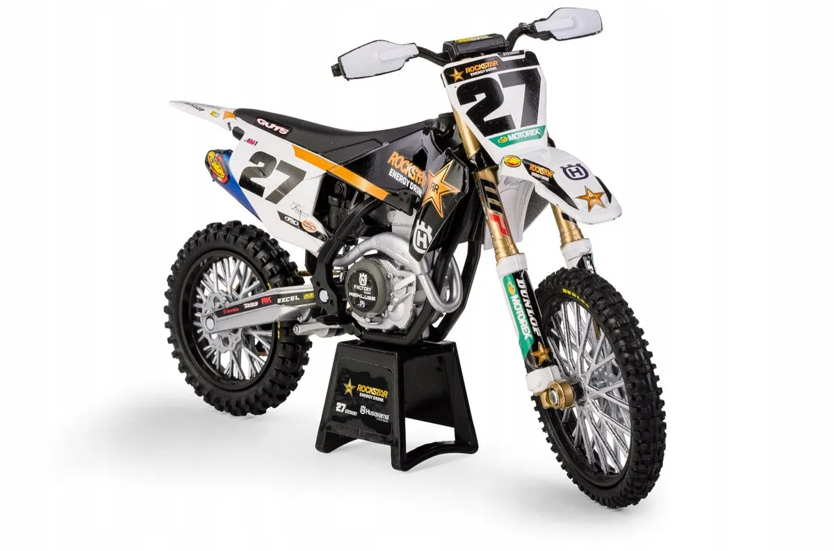 Husqvarna FC450 2022 Rockstar Energy Motorspeelgoed - Zwart/Wit/Goud