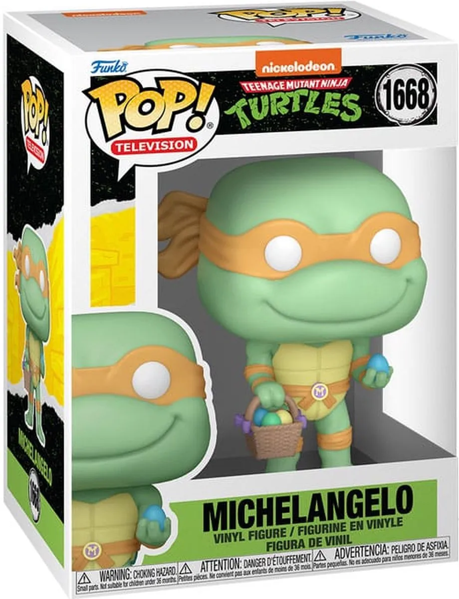 Funko Pop! TMNT Michaelangelo Paas #1668 - Multicolor
