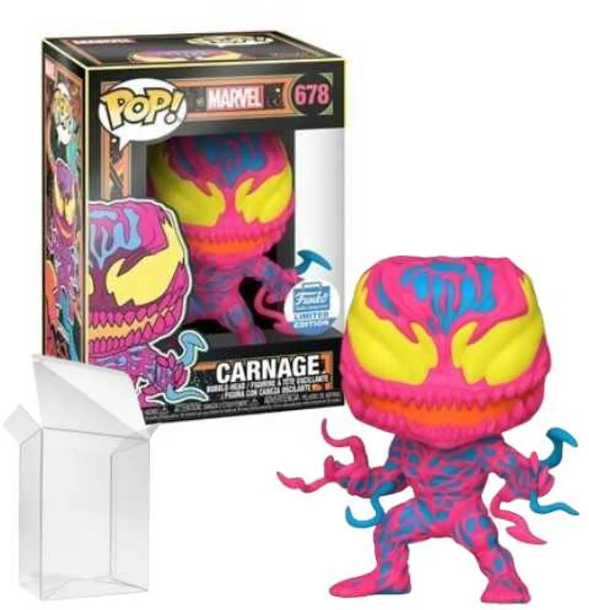 Funko Pop! Marvel Carnage #678 - Roze/Blauw/Geel/Oranje