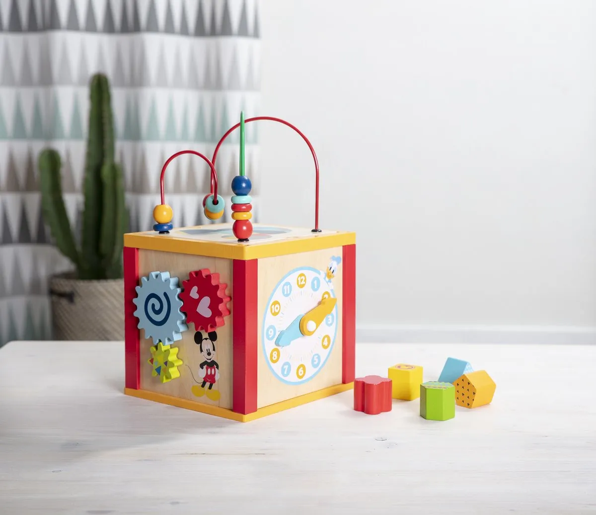 Disney Mickey Mouse Junior Activiteitenkubus 20,7cm - Multicolor