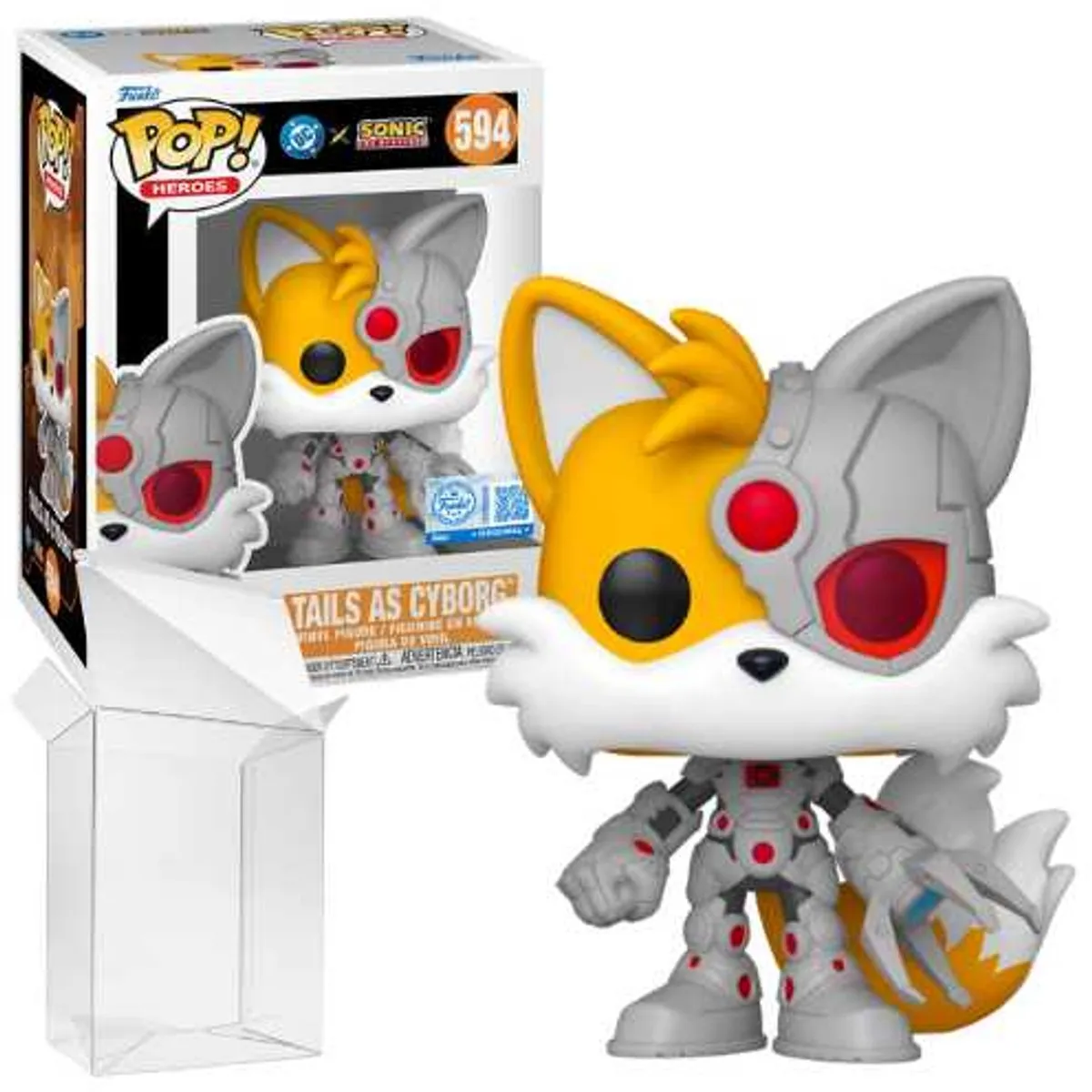 Funko Pop! Sonic x Justice League Tails als Cyborg 594