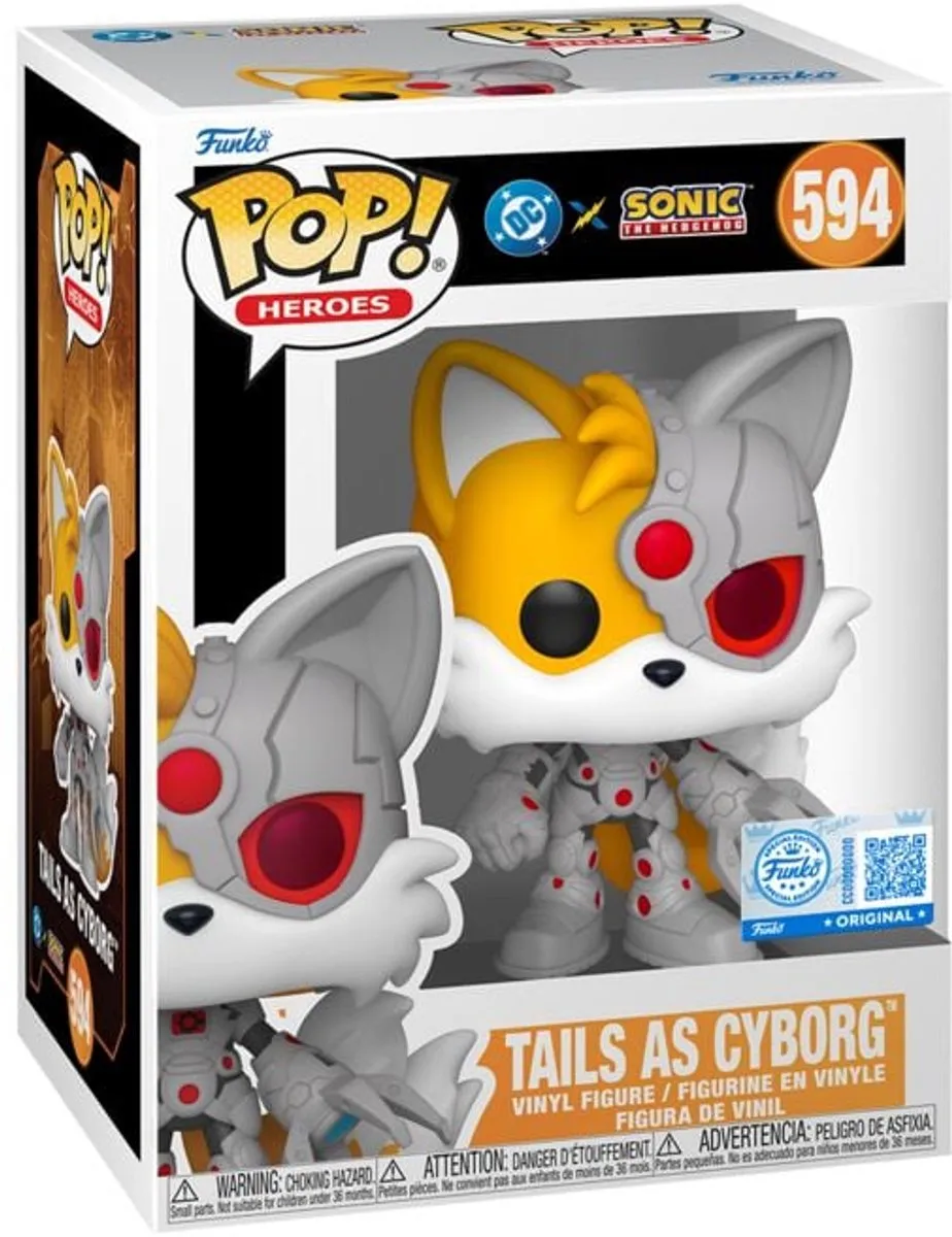 Funko Pop! Sonic x Justice League Tails als Cyborg 594