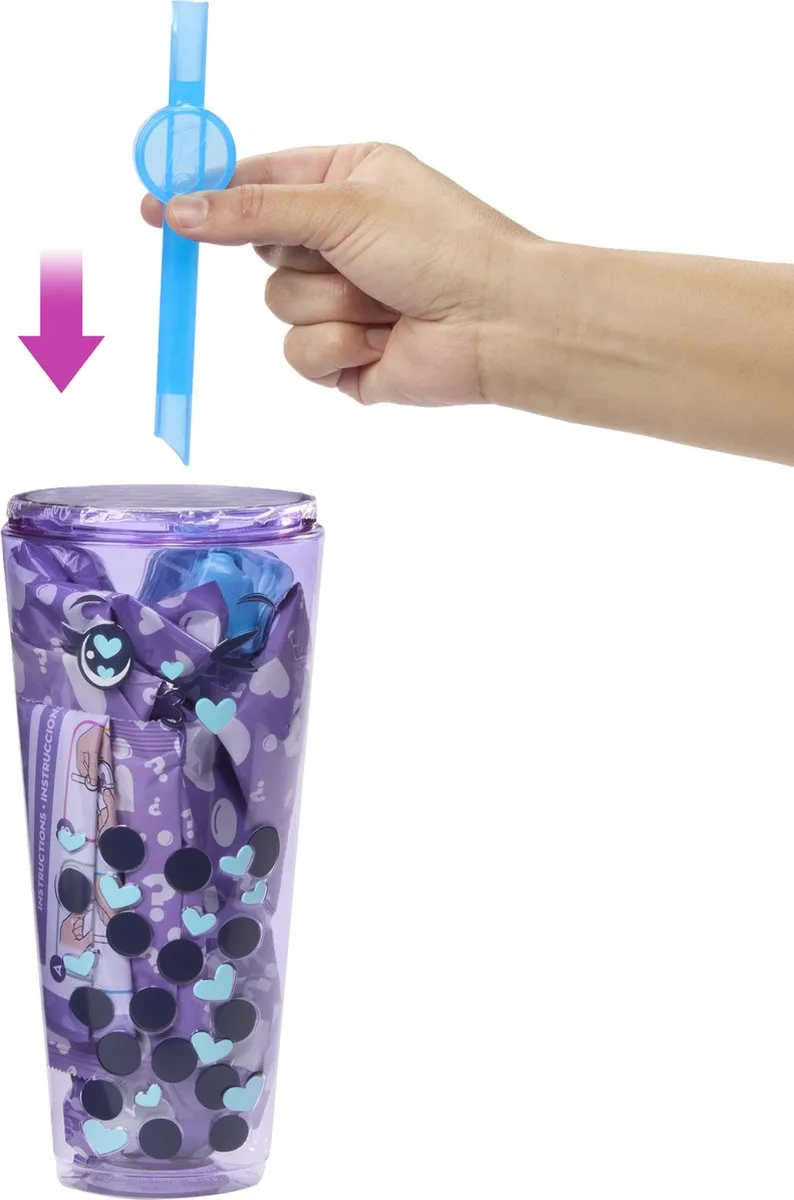 Barbie Reveal Bubbeltheepop Taro Melk HTJ19 - afbeelding 6 van 6