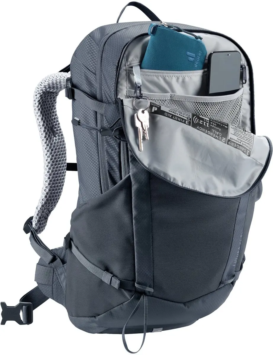 Deuter Futura 21 SL Wandelrugzak - 21L - Zwart - afbeelding 6 van 6