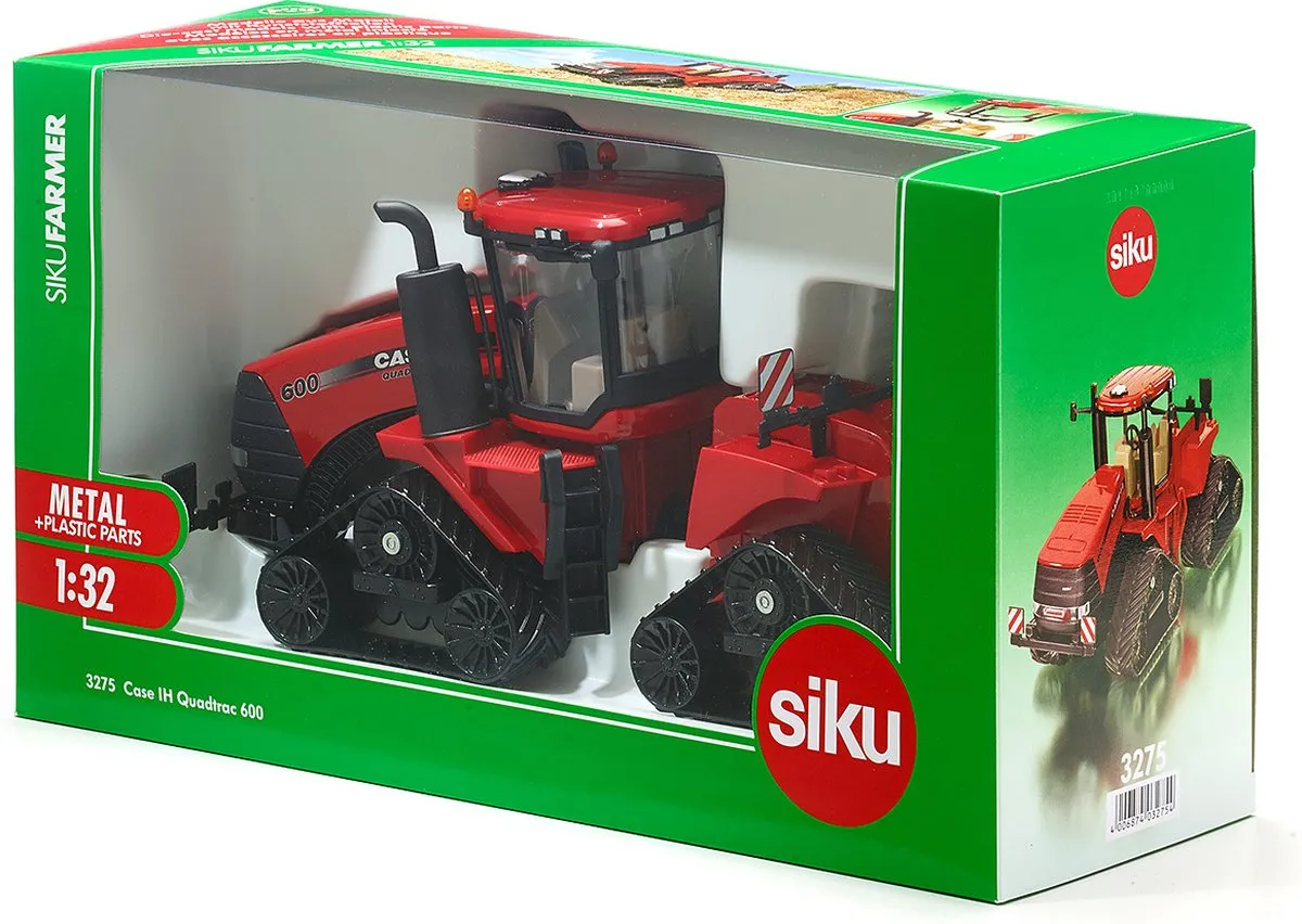 SIKU 3275 Case IH Quadtrac 600 Rupstractor 1:32 - Rood