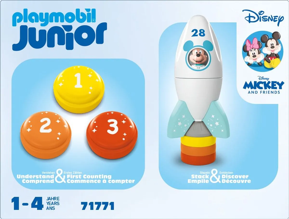 Playmobil Mickey's Raket- en Ruimteavontuur 71771 - Multicolor
