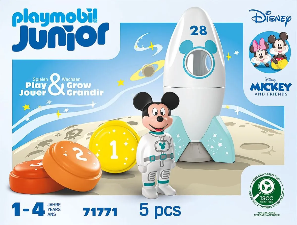 Playmobil Mickey's Raket- en Ruimteavontuur 71771 - Multicolor
