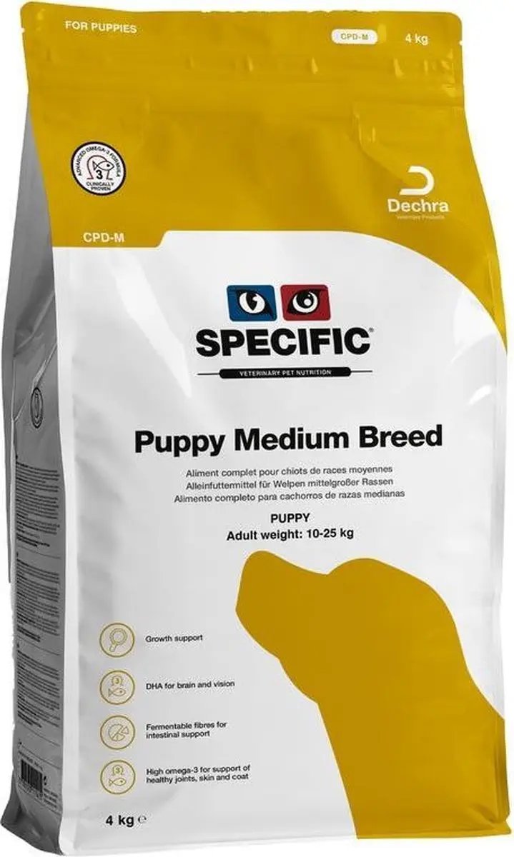 Specific CPD-M Puppyvoer Medium Breed 12kg