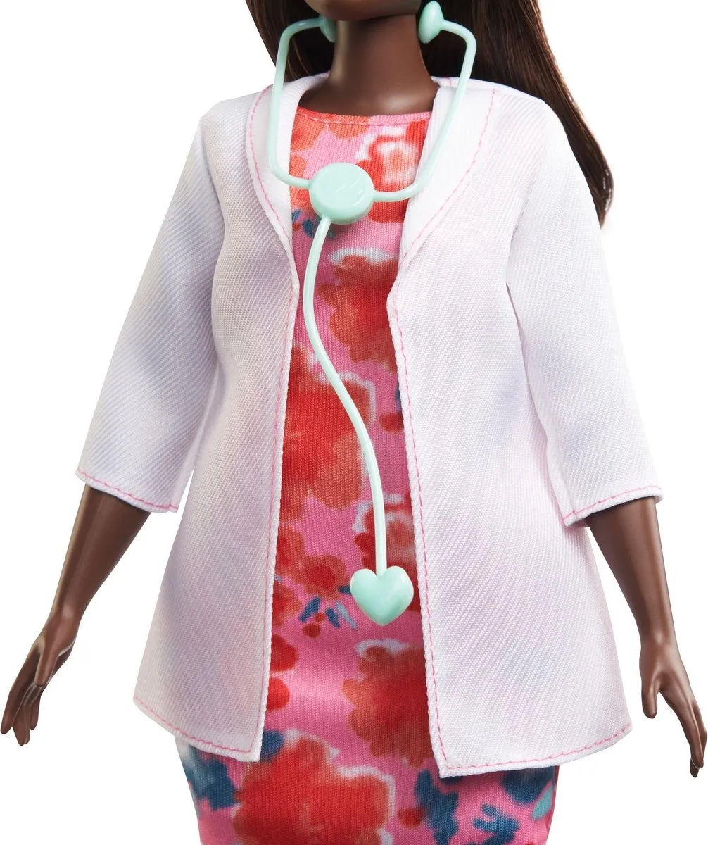 Barbie Dokter Pop GYT29 - Wit - afbeelding 4 van 6