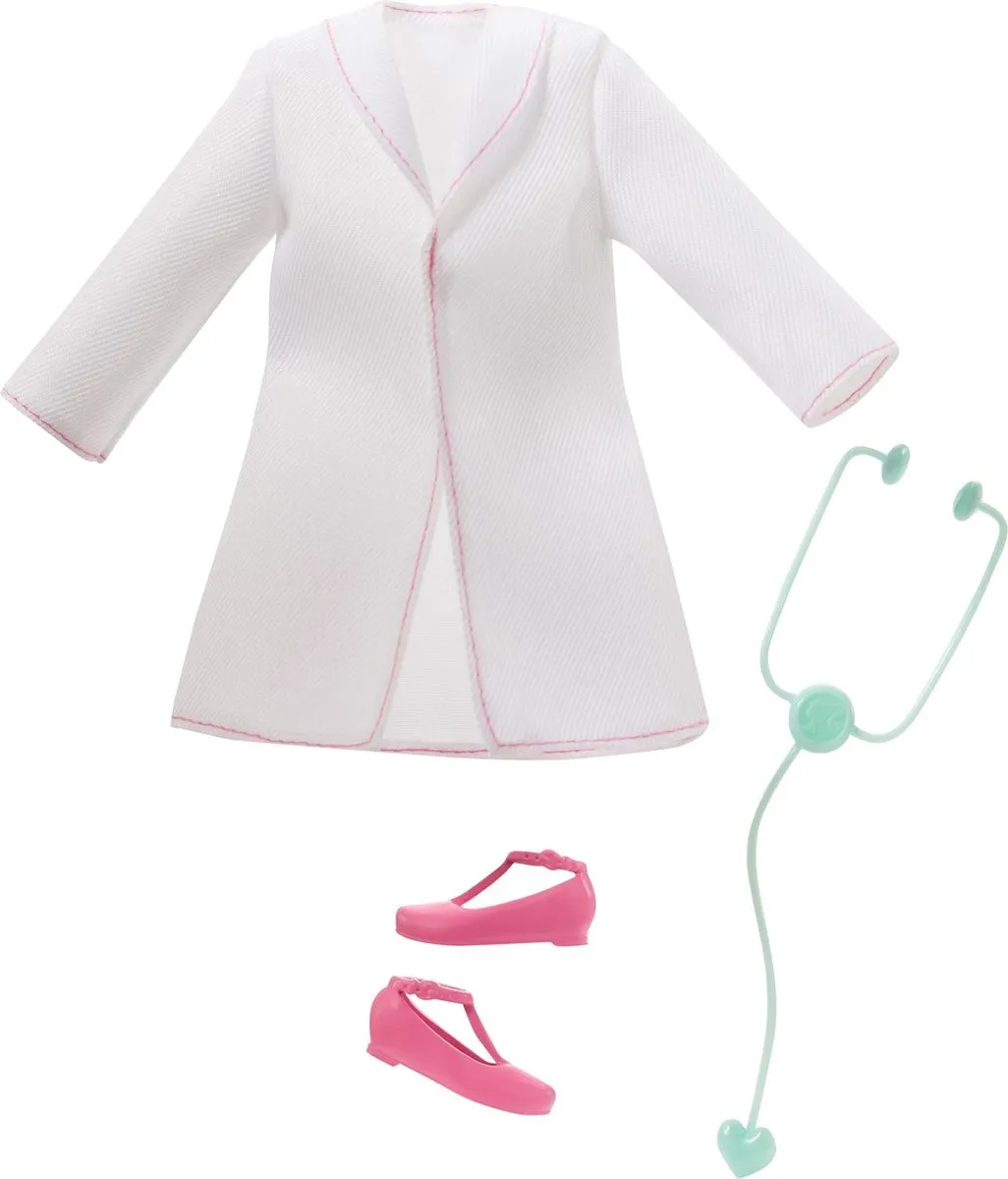 Barbie Dokter Pop GYT29 - Wit - afbeelding 6 van 6