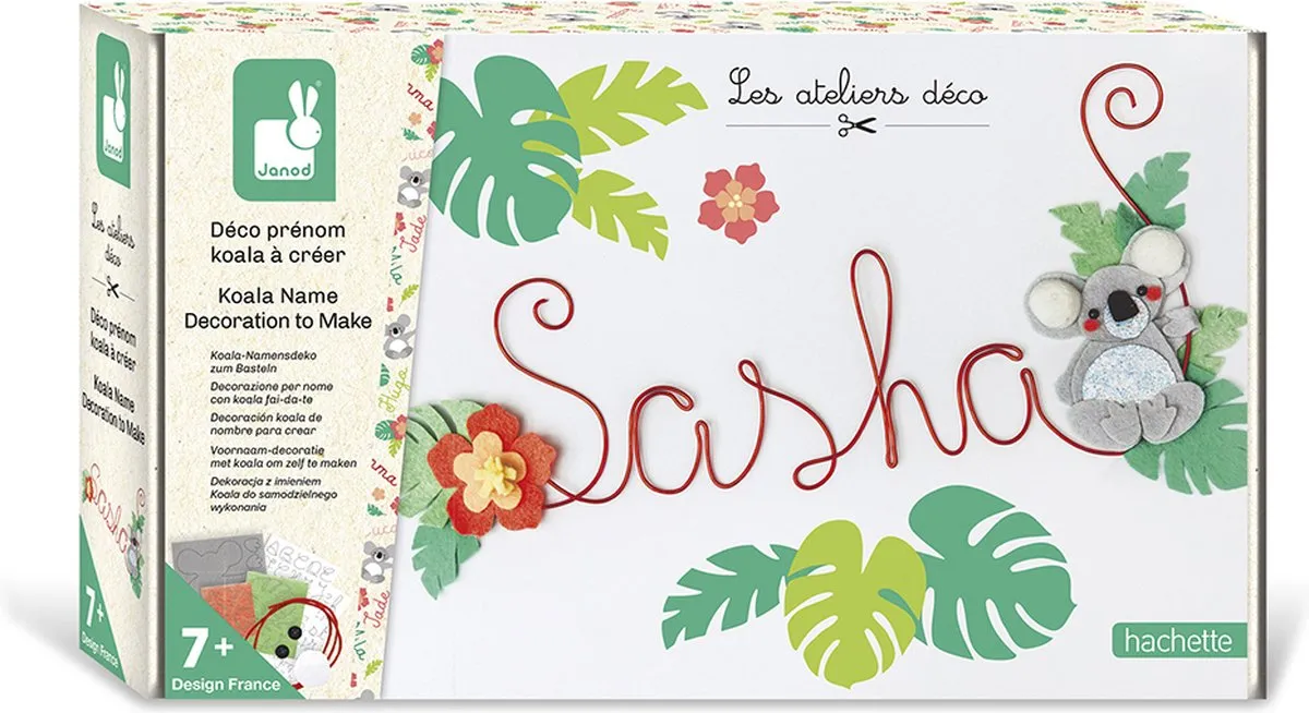 Janod Atelier Deco Naamplank Koala