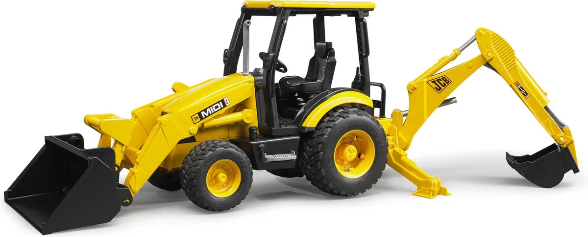Bruder JCB Midi CX Tractor 2427 - Geel