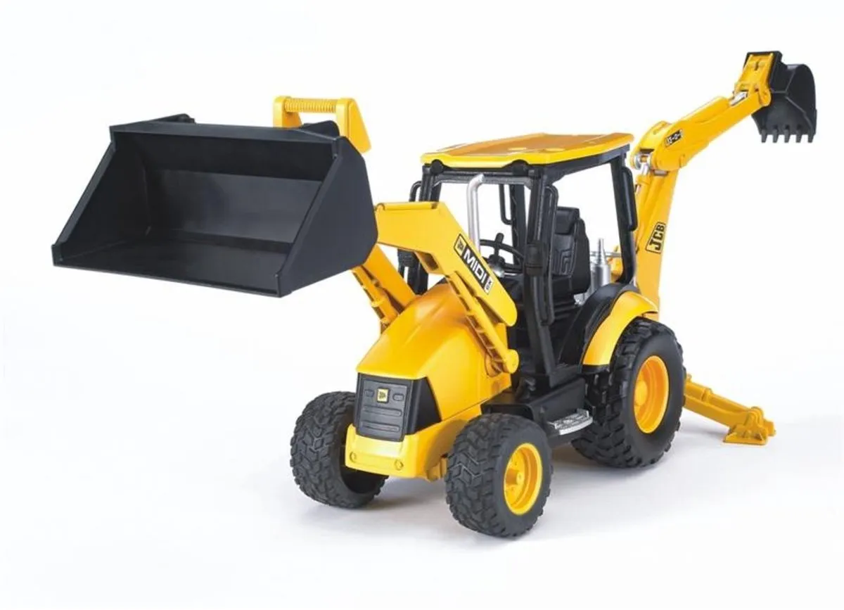 Bruder JCB Midi CX Tractor 2427 - Geel