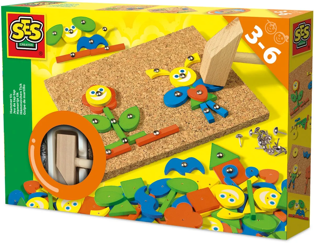 SES Creative Hamertje Tik Fantasie Knutselset