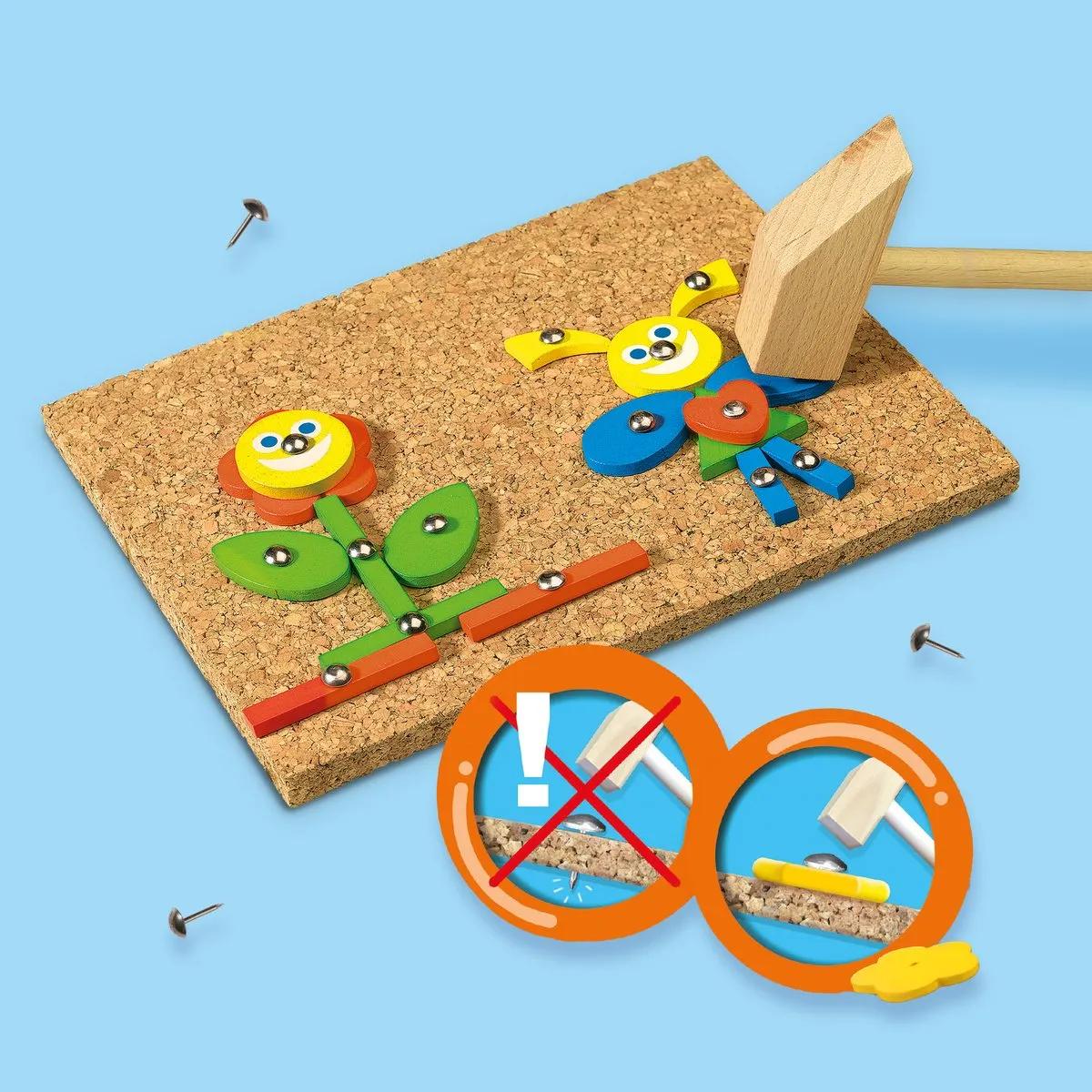 SES Creative Hamertje Tik Fantasie Knutselset - Montessori Speelgoed