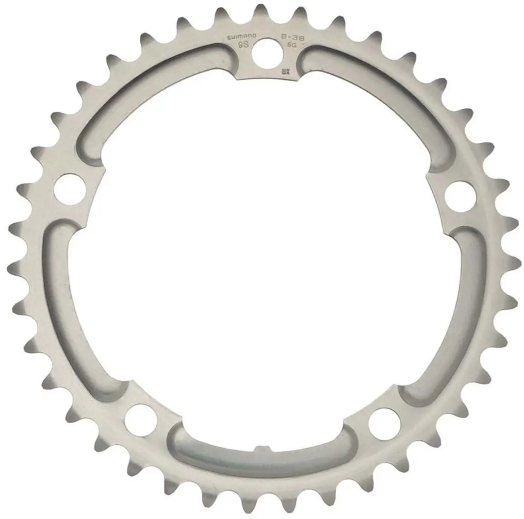 Shimano Tiagra FC-4500 Kettingblad 39T - 2x9-speed - 130mm Steekcirkel - Zilver - afbeelding 5 van 6