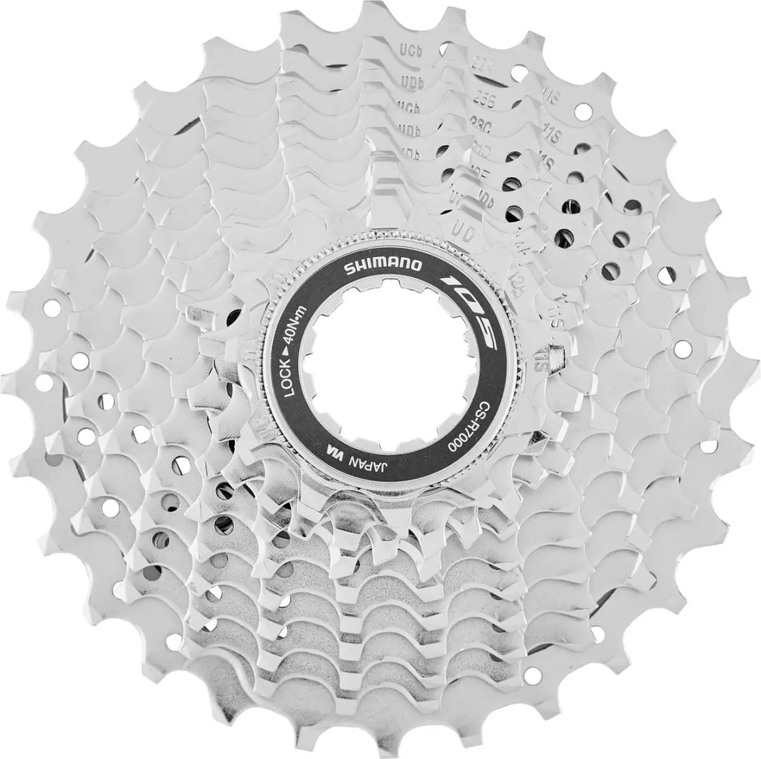 Shimano 105 CS-R7000 Cassettetandwiel 11-speed 12-25t - Zilver