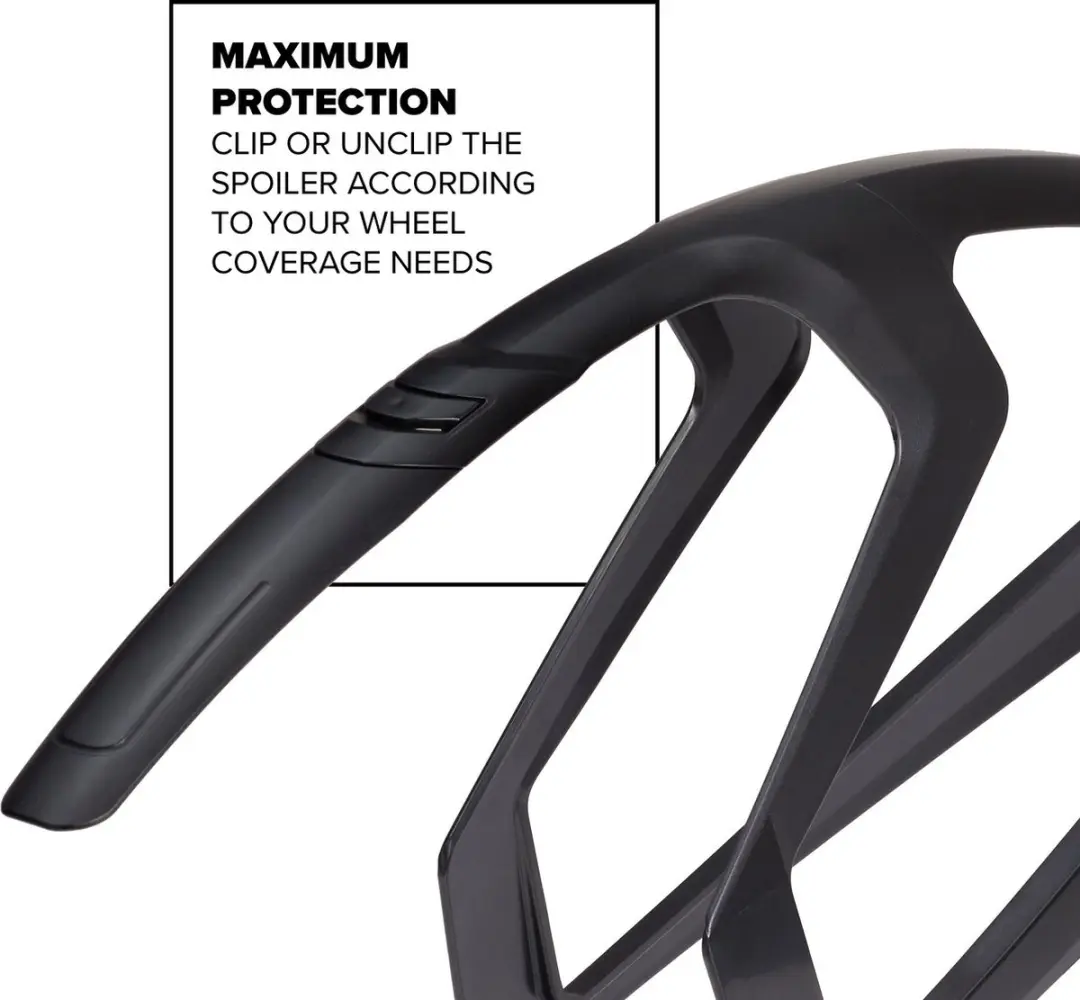 Polisport R-Mud Spatbordset 28" - 32mm - Zwart - afbeelding 4 van 6