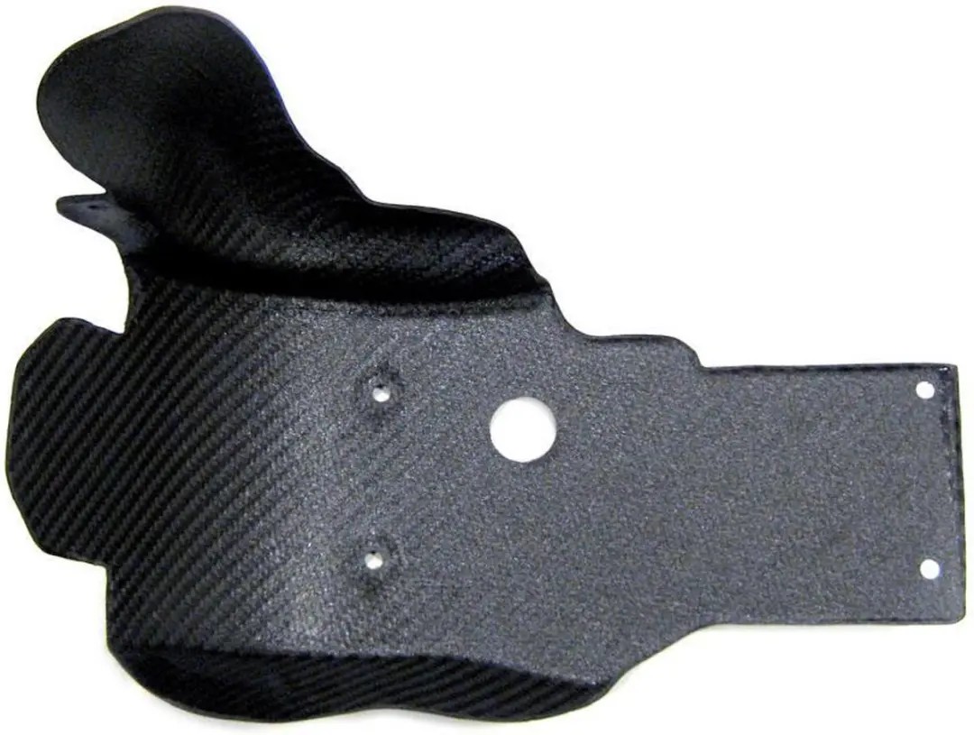 Sabot semelle protection moteur carbone Leovince pour moto Kawasaki 450 KX F 200