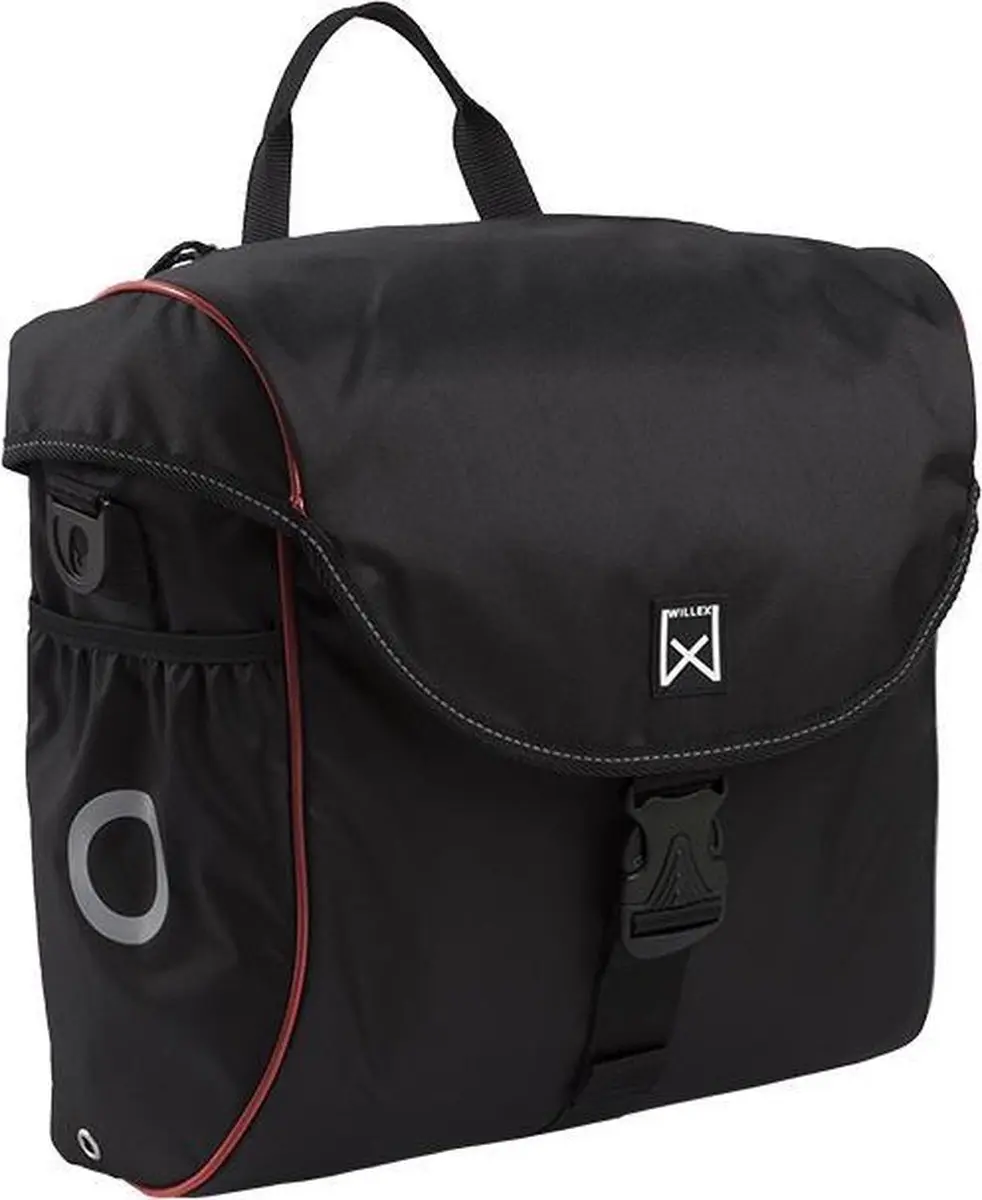 Willex Enkele Tas 300 - 12L - Zwart/Rood - afbeelding 6 van 6