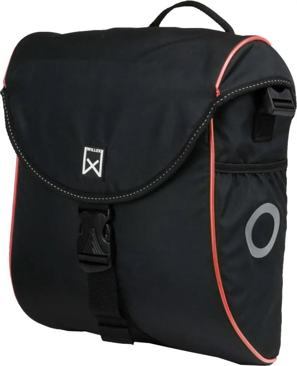 Willex Enkele Tas 300 - 12L - Zwart/Rood - afbeelding 5 van 6