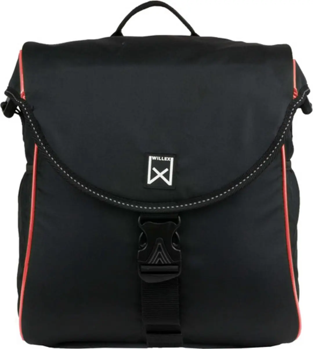 Willex Enkele Tas 300 - 12L - Zwart/Rood - afbeelding 2 van 6