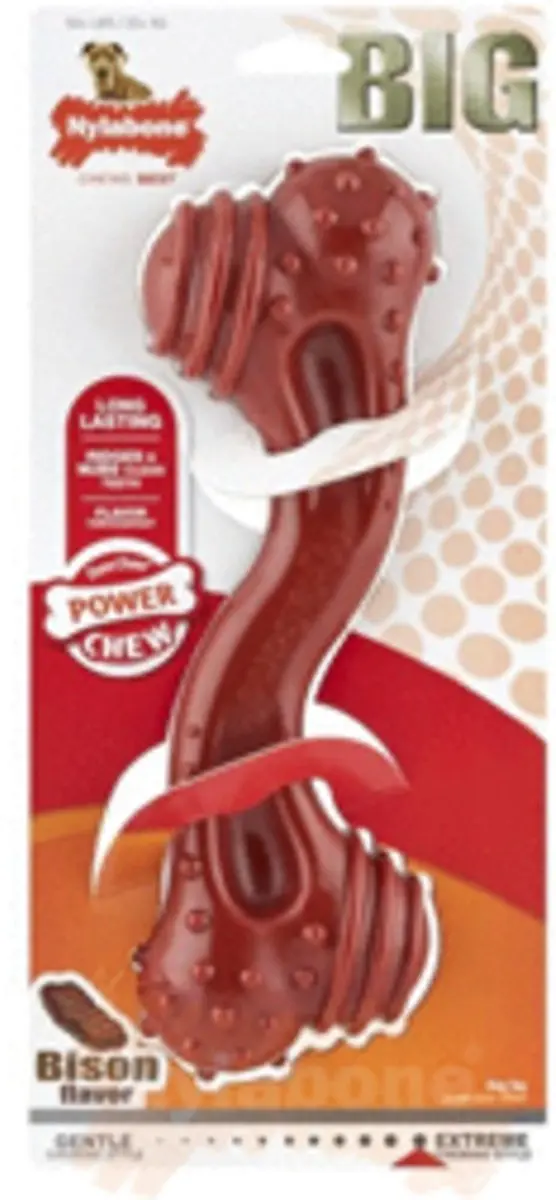 Nylabone Power Chew Monster Curve Bone Bison XXL
