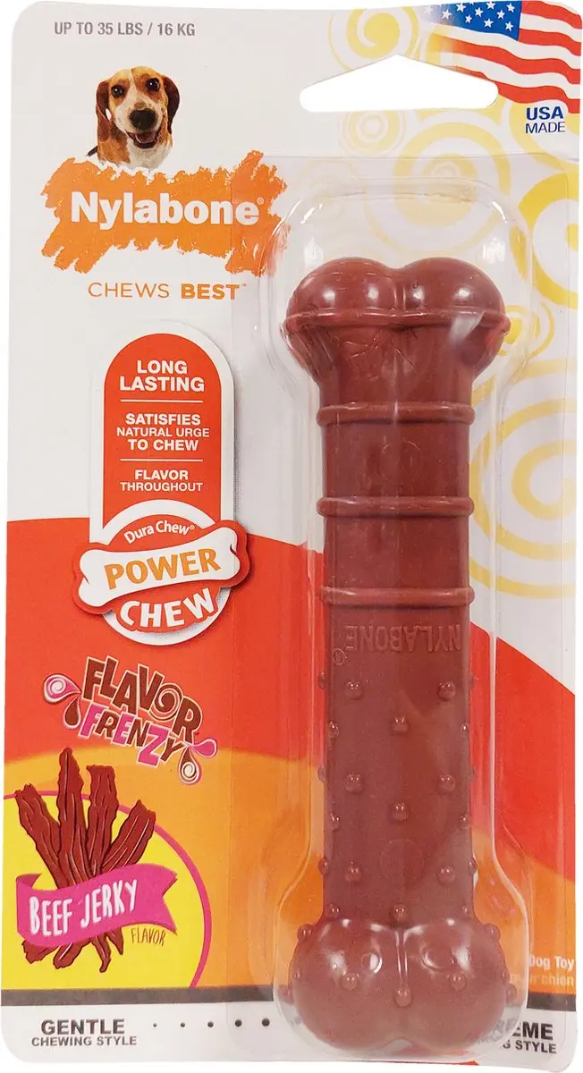 Nylabone Wolf Bot Beef Jerky