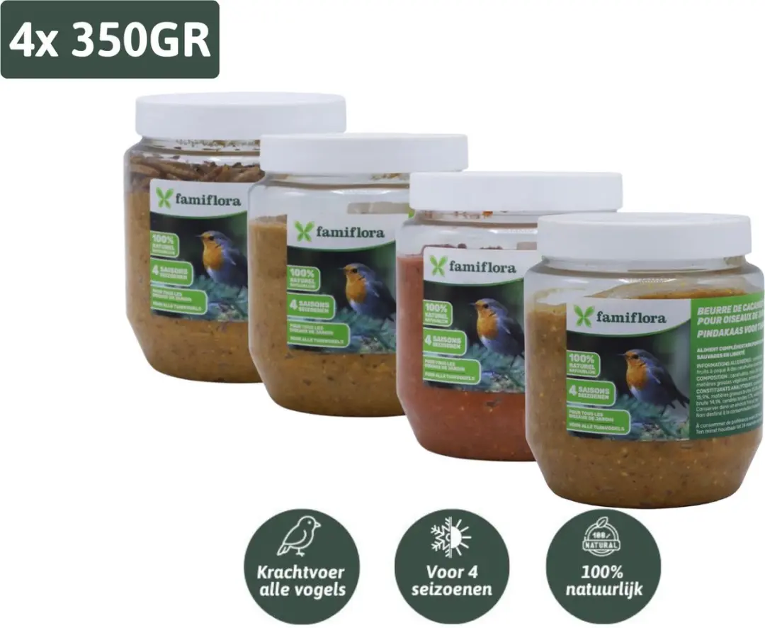 Famiflora vogelpindakaas startpakket