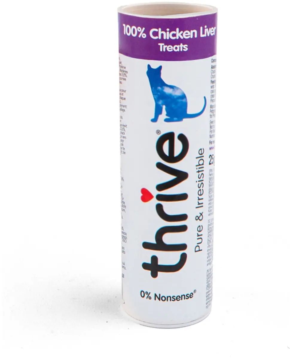 Thrive Pure & Irresistible kattensnack Kippenlever 25 gr.